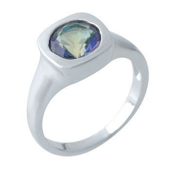 Серебряное кольцо с мистик топазом 1.308ct, вес изделия 3,78 гр (1972281) 18 размер 1972281 фото