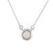 Срібне кольє з опалом 0.219ct, вага виробу 2,08 гр (2118480) 450500 розмір 2118480 фото 2