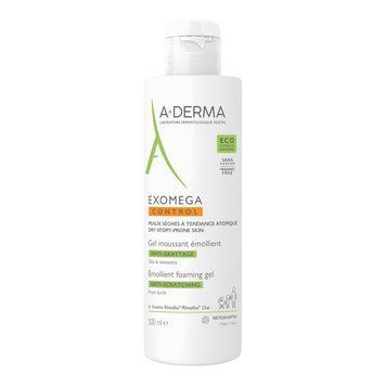 А-Дерма Экзомега Контрол гель очищающий эмолент A-Derma Exomega Control Emollient Foaming Gel 200 мл 3282770143737 фото