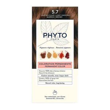 Фіто Фітоколор Безаміачна крем-фарба для волосся Phyto PhytoColor Coloration Permanente 5.7 Світлий шатен каштановий 112 мл 3338221002624 фото