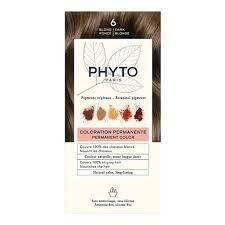 Фіто Фітоколор Безаміачна крем-фарба для волосся Phyto PhytoColor Coloration Permanente 6 Темно-русявий 112 мл 3338221002648 фото