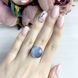 Срібна каблучка з котячим оком 8.817ct, вага виробу 4,81 гр (1955444) 17 розмір 1955444 фото 3
