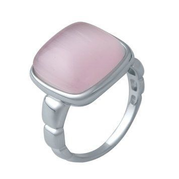 Серебряное кольцо с кошачьим глазом 5.69ct, вес изделия 5,43 гр (2005421) 17.5 размер 2005421 фото