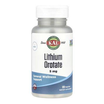 Lithium Orotate 5mg - 120 vcaps 30156 фото