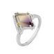 Серебряное кольцо с аметрином nano 2.693ct, вес изделия 2,67 гр (2088318) 18 размер 2088318 фото 1
