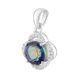 Серебряная подвеска с мистик топазом 2.18ct (2118541) 2118541 фото 2
