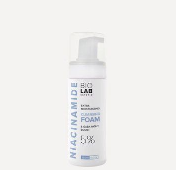 Экстра увлажняющая пенка с ниацинамидом 5% и ГАМК Extra Moisturizing Cleansing BIOLAB Estetic, 150 мл BIO7001 фото