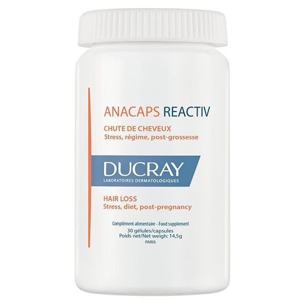 Дюкрэ Анакапс Реактив Капсулы для укрепления волос и ногтей Ducray Anacaps Reactiv Complement alimentaire 30 3282770389425 фото