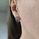 Серебряные серьги с натуральным гранатом 1.808ct (2182016) 2182016 фото 7