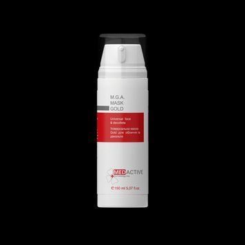 Универсальная маска Gold для лица и декольте Medactive M.G.A. MASK GOLD universal face & decollete, 150мл MEDA0045-150 фото