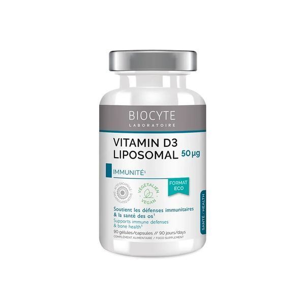 Biocyte Vitamine D3 Liposomal Витамин D3 в липосомальной форме, 90 капсул LONVI08.6287446 фото