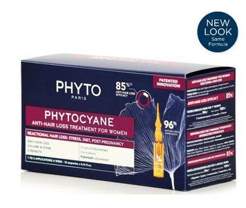 Фіто Фітоціан Засіб проти випадіння волосся в жінок Phyto Phytocyane Thinning Hair Treatement Women 3701436910143 фото