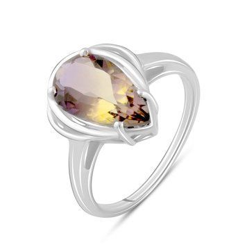 Серебряное кольцо с аметрином nano 2.738ct, вес изделия 3,5 гр (2088745) 18 размер 2088745 фото