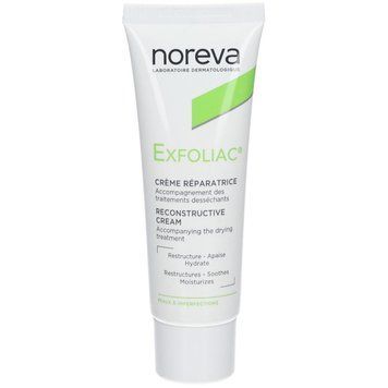 Норева Ексфоліак відновлювальний зволожувальний крем Noreva Exfoliac Creme Reparatrice 40 мл 3401378314831 фото