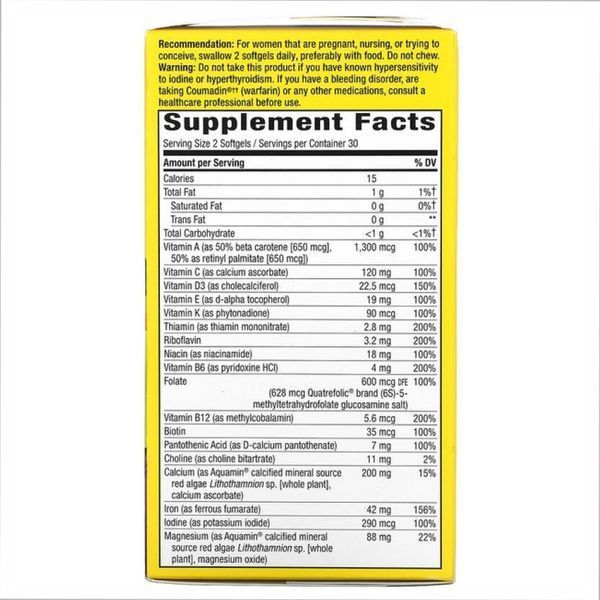 Prenatal Multi - 60 softgels 23557 фото