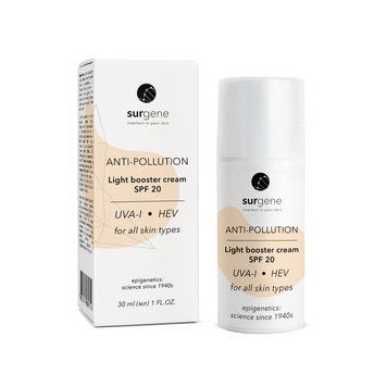 Сонцезахисний крем для обличчя SPF 20 Surgene Light booster cream Piel, 30 мл s501 фото