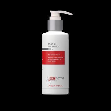Очисне молочко для нормальної та сухої шкіри Medactive M.D.S. WASHING MILK dry&normal skin, 200 мл MEDA0011 фото