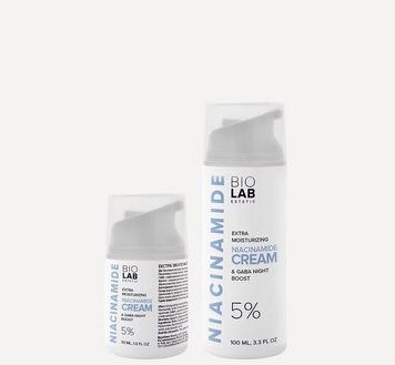 Экстра увлажняющий ночной крем-бустер с ниацинамидом 5% и ГАМК Extra Noisturizing Cream BIOLAB Estetic, 30 мл BIO7011 фото