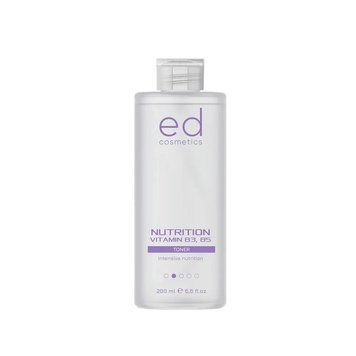 Живильний тонік з ніацинамідом та пантенолом NUTRITION TONER VITAMIN B3, B5 ED Cosmetics, 200 мл ED286036 фото