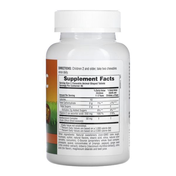 Kids Vit C Chewable - 90 tabs 25285 фото