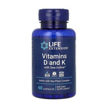 Vitamins D and K with Sea-Iodine&trade; - 60 caps 26339 фото