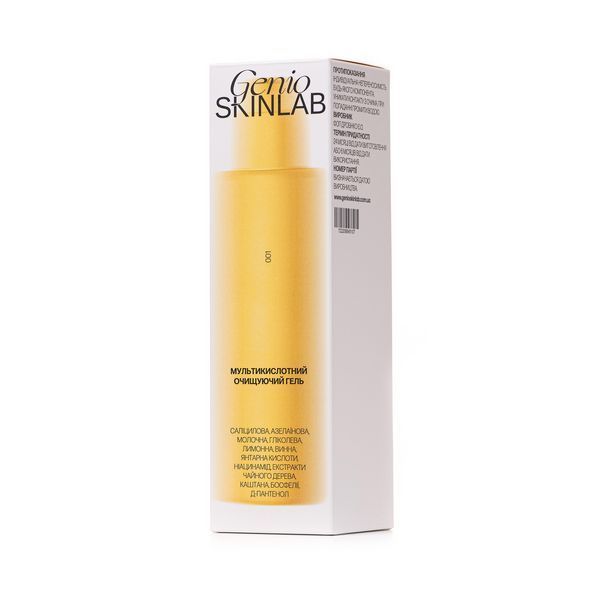 МУЛЬТИКИСЛОТНЫЙ ОЧИЩАЮЩИЙ ГЕЛЬ GENIO SKINLAB, 200 мл 2551219111 фото