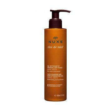 Нюкс Медова Мрія Гель Очищуючий гель для обличчя Nuxe R&ecirc;ve de miel Gel nettoyant et d&eacute;maquillant visage, 200 мл 3264680004070 фото