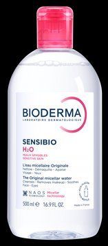 Биодерма Сенсибио H2O мицеллярный лосьон Bioderma Sensibio Н2О solution micellaire 500 мл 3701129812105 фото
