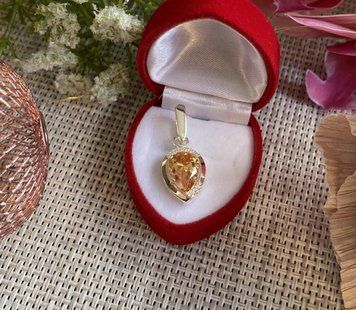 Серебряная подвеска с пластинами золотая 2795761532 фото