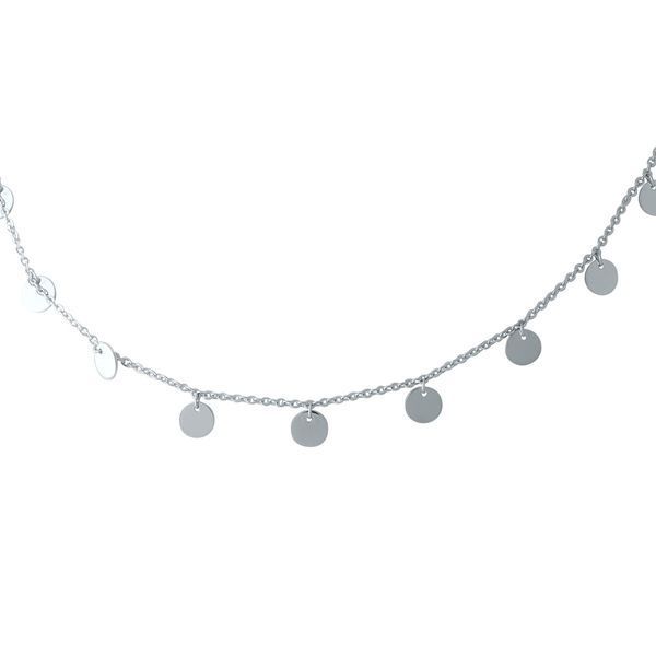 Серебряное колье с без камней, вес изделия 3,11 гр (1967027) 450500 размер 1967027 фото Серебряное колье с без камней, вес изделия 3,11 гр (1967027) 450500 размер 1967027 фото