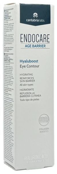 Зволожуючий антивіковий крем для контуру очей Endocare Age Barrier Hyaluboost Eye Contour CANTABRIA, 15 мл CANT26233 фото