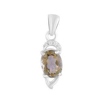 Срібна підвіска з містик топазом 1.2ct (2122999) 2122999 фото