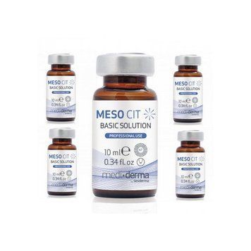 Базовая сыворотка Meso Cit Basic Solution Medi+derma, 5х10 мл 40002173 фото