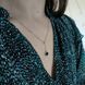 Серебряное колье с натуральным ониксом, вес изделия 3,2 гр (60002134) 450500 размер 2182719b фото 9