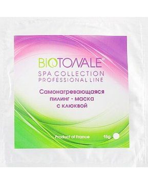 Пілінг, що самонагрівається - маска з журавлиною Biotonale 15 g саше ВТ0022 фото
