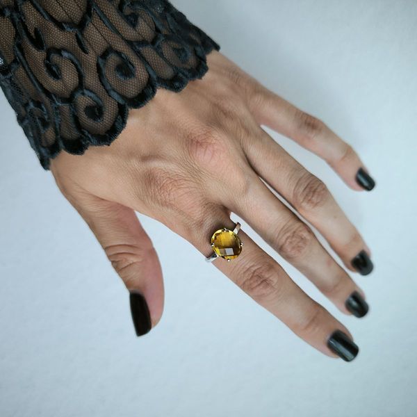 Серебряное кольцо с цитрином nano 3.801ct, вес изделия 2,43 гр (2172666) 17.5 размер 2172666 фото Серебряное кольцо с цитрином nano 3.801ct, вес изделия 2,43 гр (2172666) 17.5 размер 2172666 фото