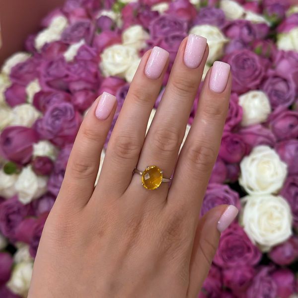 Серебряное кольцо с цитрином nano 3.801ct, вес изделия 2,43 гр (2172666) 17.5 размер 2172666 фото Серебряное кольцо с цитрином nano 3.801ct, вес изделия 2,43 гр (2172666) 17.5 размер 2172666 фото