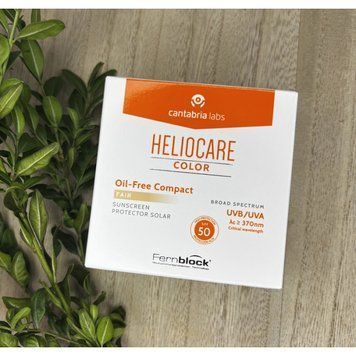Сонцезахисна компактна мінеральна крем-пудра SPF50 (тон натуральний) Heliocare CANTABRIA, 10 г CANT4523 фото