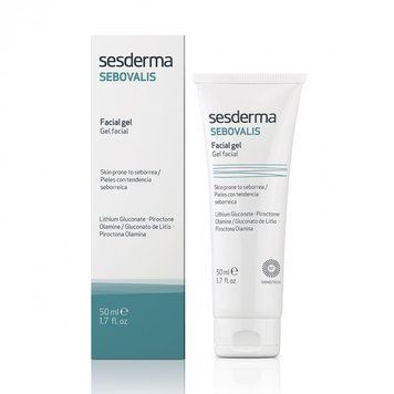 Сесдерма Sebovalis Гель для шкіри обличчя з себореєю SesDerma Sebovalis Face Gel, 50 мл 40000017 фото