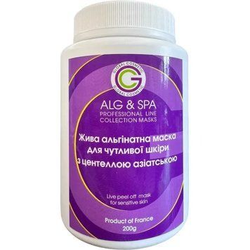 Живая альгинатная маска для чувствительной кожи с центелой азиатской Sensitive Skin Peel off Ma ALG & SPA,500г ALG036-500 фото