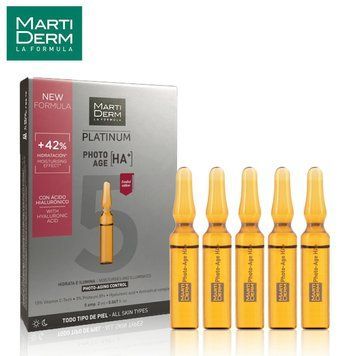 Мартидерм антивозрастные ампулы для лица Martiderm Platinum Photo-Age Ampollas 5 амп х 2 мл 8437019178574 фото