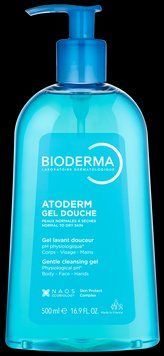 Биодерма Атодерм очищающий гель для душа для сухой кожи Bioderma Atoderm gel douche 500 мл 3701129811573 фото