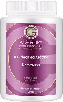 Альгинатная маска Классика Home & Base peel off mask ALG & SPA, 25г ALG001-25 фото