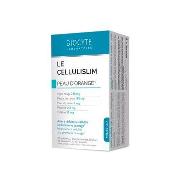 Biocyte LE CELLULISLIM Підтримка при терапії целюліту, 60 капсул 2569993496 фото