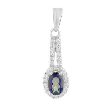Срібна підвіска з містик топазом 1.75ct (2118701) 2118701 фото