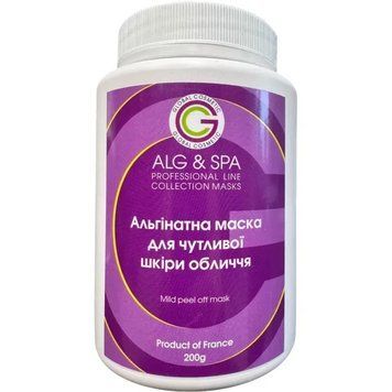 Альгинатная маска для чувствительной кожи лица Mild peel off mask ALG & SPA, 1 кг ALG004-1000 фото