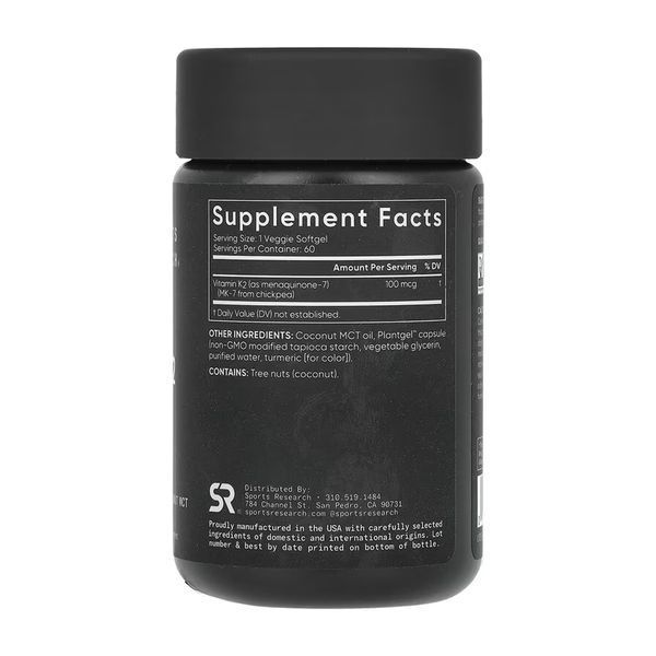 Vitamin K2 100mcg - 60 veggie softgels 31386 фото