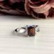 Серебряное кольцо с натуральным гранатом 2.308ct, вес изделия 3,08 гр (2051596) 18 размер 2051596 фото 2