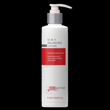 Балансувальний тонік з фруктовими кислотами Medactive М.M.F. BALANCING LOTION peeling & balance АНА,250мл MEDA0015 фото