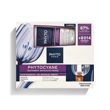 Фіто Фітоціан Прогресив Набір засіб 12х5мл + шампунь 100мл Phyto Phytocyane Women Anti Hair Loss + Shampoo 3701436918286 фото